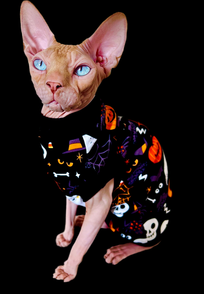 Sphynx Cat Clothes |  Dark Halloween