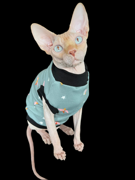 Sphynx Cat Clothes | Bird Watcher Style