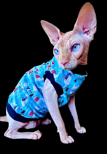 Sphynx Christmas Cat Clothes | Christmas LLama Style