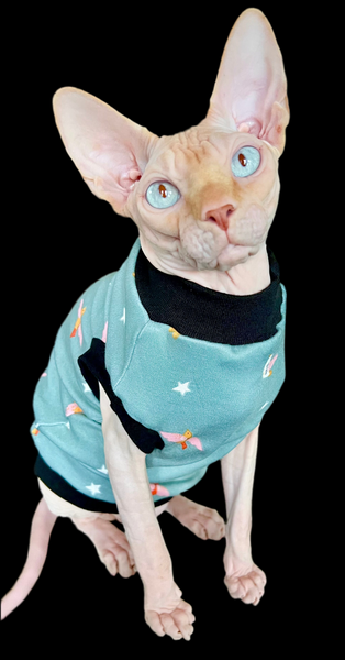 Sphynx Cat Clothes | Bird Watcher Style