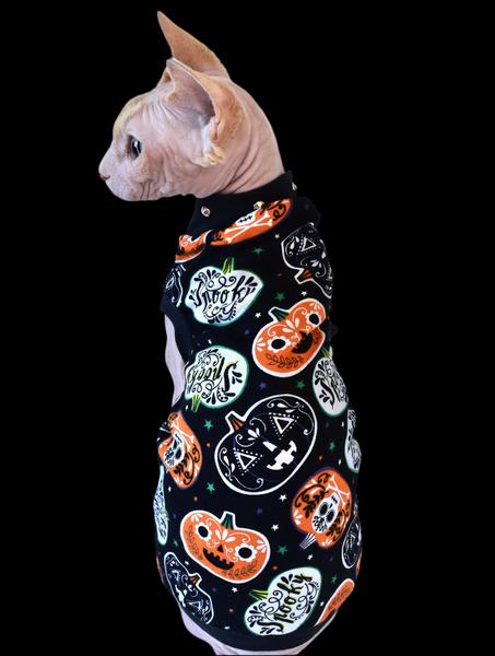 Sphynx Halloween Cat Clothing | Spooky Style