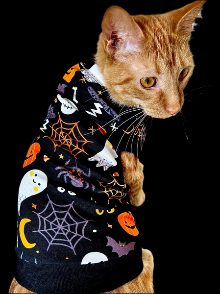 Sphynx Cat Clothes |  Dark Halloween