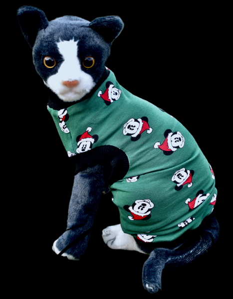 Sphynx Christmas Cat Clothes | Christmas M Mouse  Style