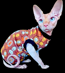 Sphynx Cat Clothes | King Of The Jungle Style