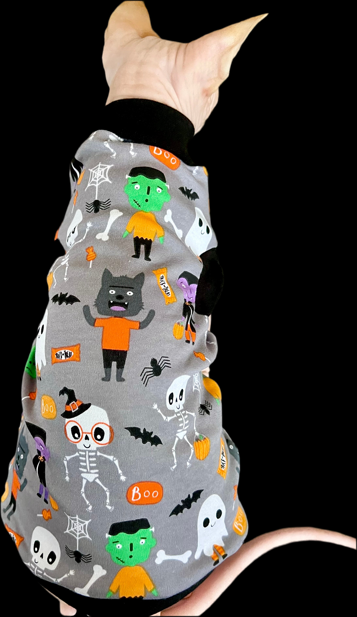 Sphynx Halloween Cat Clothing | Hairless Halloween Style