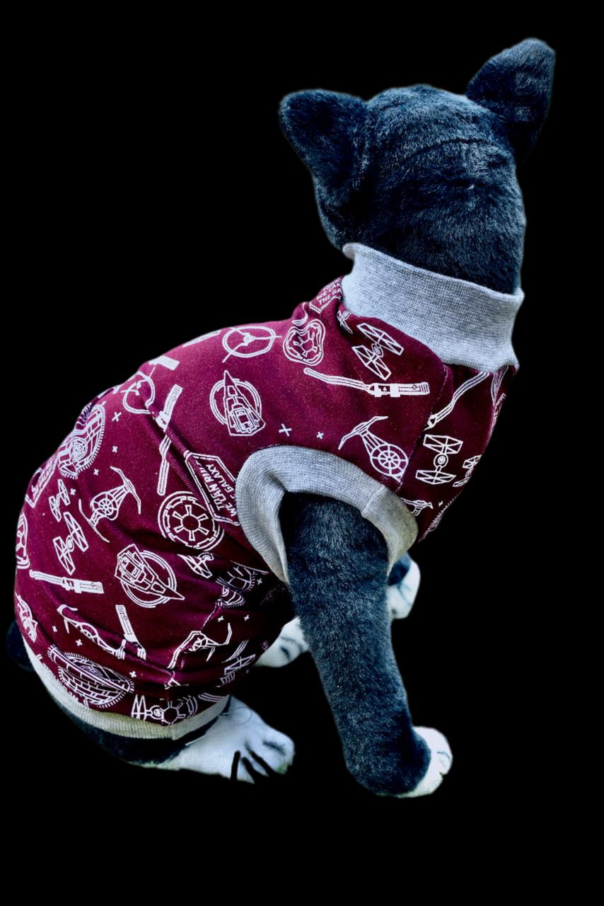 Sphynx Cat Clothes | Wars Maroon Style