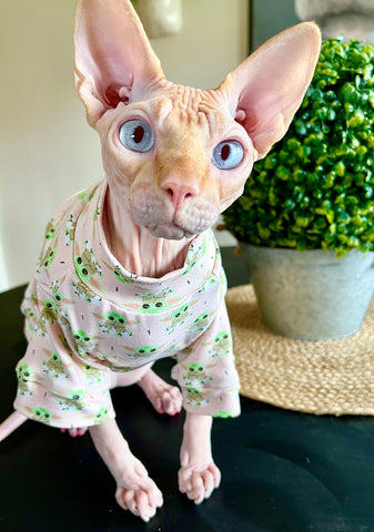 Sphynx Cat Clothes |  BY Long Sleeve Style