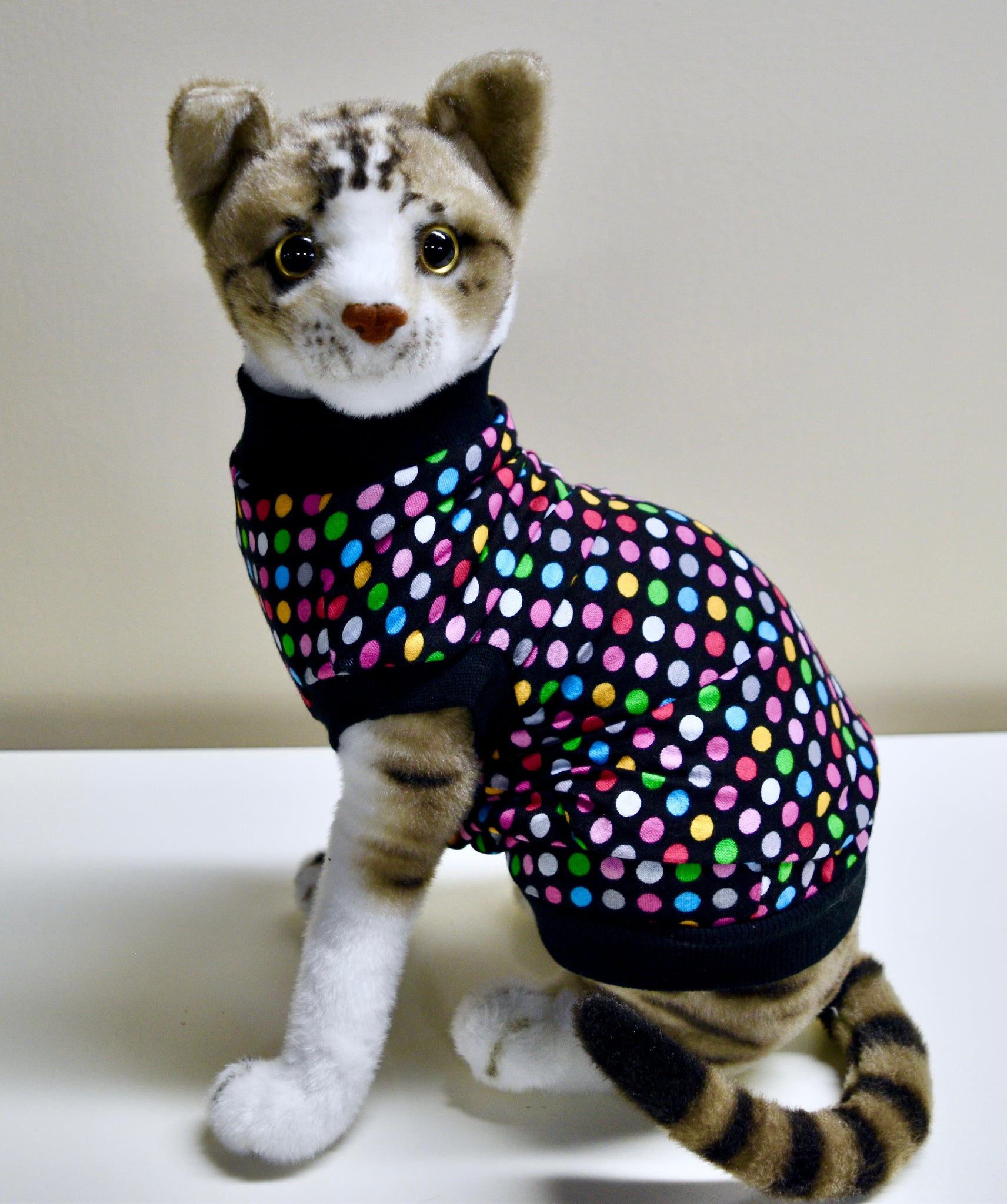 Sphynx Cat Clothes |  Dark Dots Style