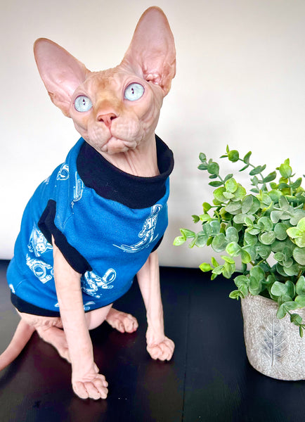 Sphynx Cat Clothes | Moon Man Glow In The Dark Style