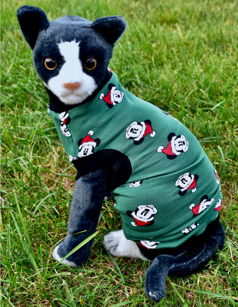 Sphynx Christmas Cat Clothes | Christmas M Mouse  Style