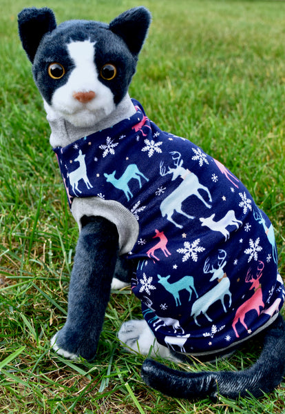 Sphynx Christmas Cat Clothes | Blue Deer Style