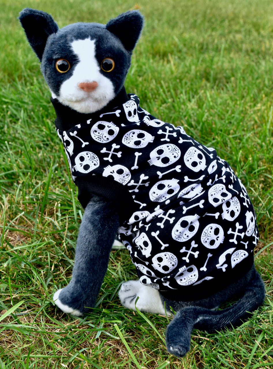 Sphynx Halloween Cat Clothes | Dia De Los Muertos Style
