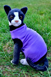 Sphynx Cat Clothes |  Purple Solid Style