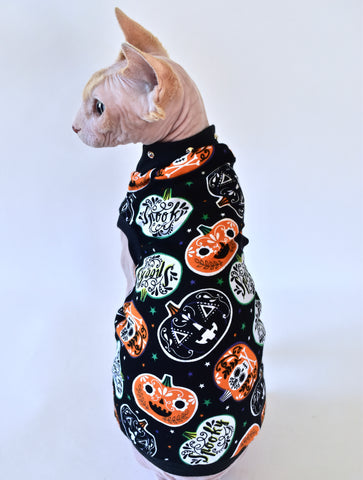 Sphynx Halloween Cat Clothing | Spooky Style