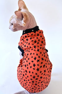 Sphynx Halloween Cat Clothing | Stars Style