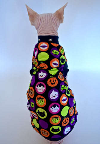 Sphynx Halloween Cat Clothing | Monster Mash Style